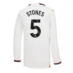 Manchester City John Stones #5 Replica Away Stadium Shirt 2023-24 Long Sleeve
